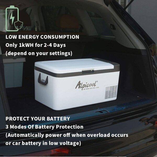 P18 Portable Fridge 12 Volt Car Refrigerator 19 Quart Freezer for Fishing, Camping, RV, Truck, Boat-12/24V DC - Image 14